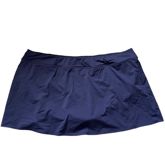 Lands’ End Women's Plus Size Tummy Control Swim Skirt Swim Bottoms Size 24W - Picture 9 of 10